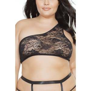 Coquette - Plus Size Asymmetrical Bralette